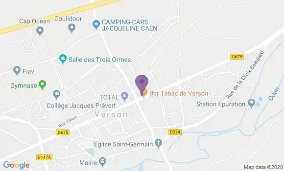 Localisation Crédit Agricole Agence de Verson
