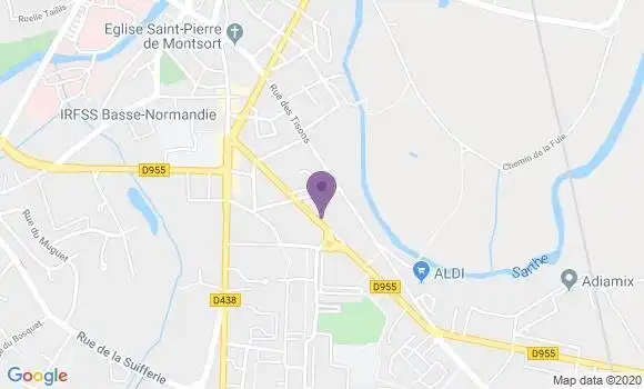 Localisation Crédit Agricole Agence d