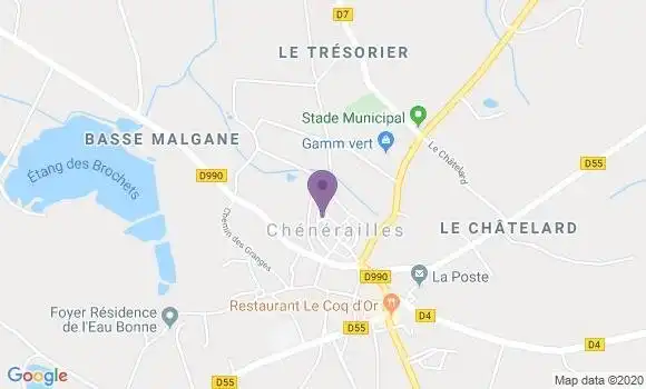 Localisation Crédit Agricole Agence de Gouzon