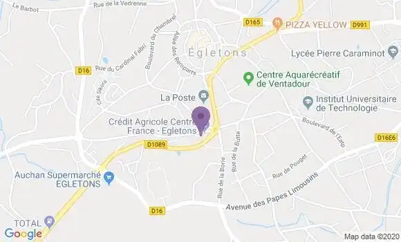 Localisation Crédit Agricole Agence d