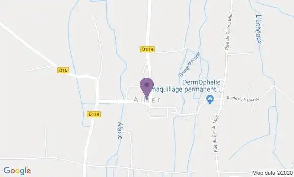Localisation Crédit Agricole Agence de Varennes sur Allier