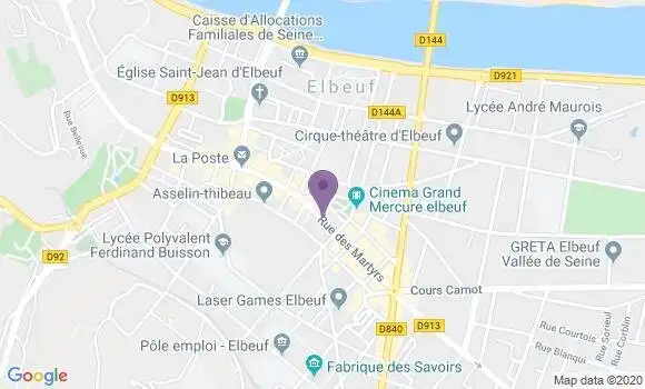 Localisation LCL Agence d