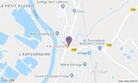 Localisation Crédit Agricole Agence d