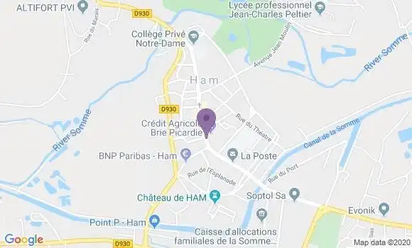Localisation Crédit Agricole Agence d