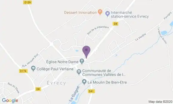 Localisation Crédit Agricole Agence d