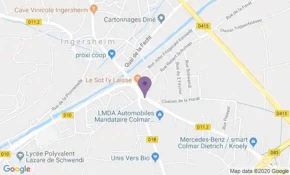 Localisation Crédit Agricole Agence d