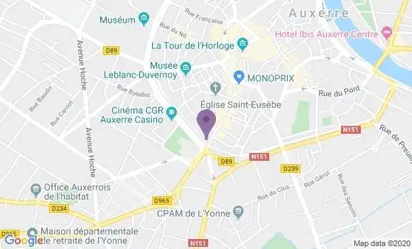 Localisation Crédit Agricole Agence d