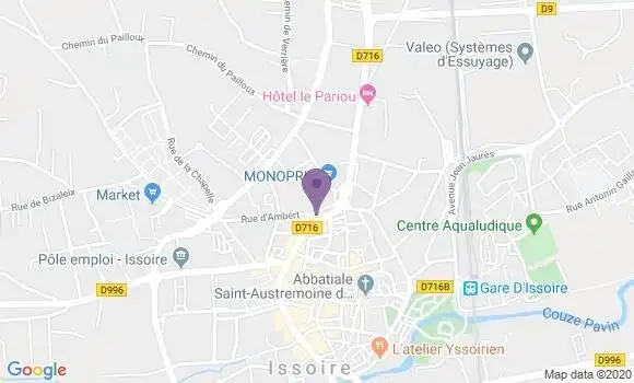 Localisation Crédit Agricole Agence d