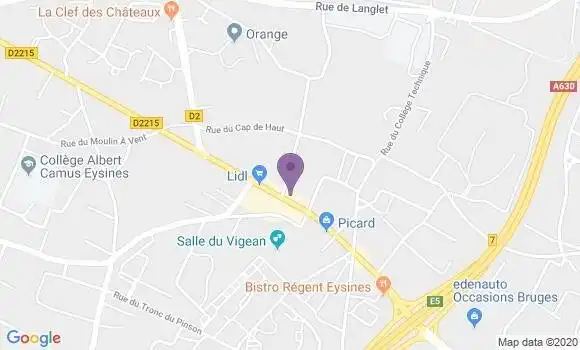 Localisation Crédit Agricole Agence d