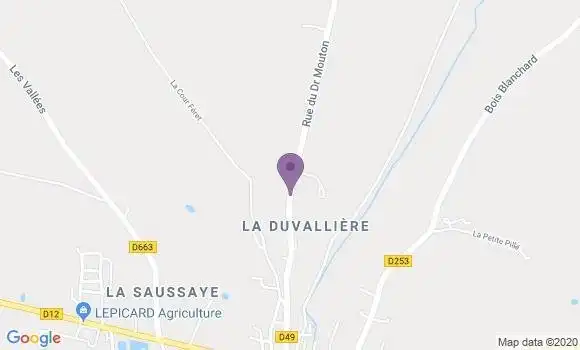 Localisation Crédit Agricole Agence de Le Sap