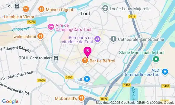 Localisation LCL Agence de Toul