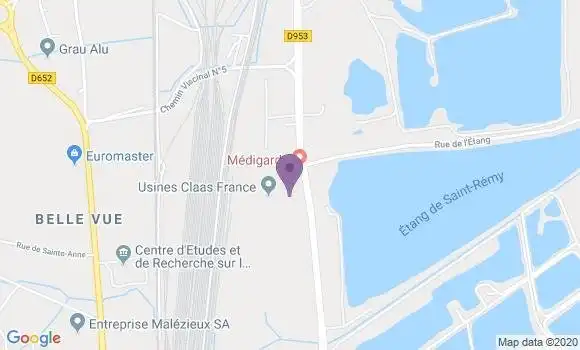 Localisation Crédit Agricole Agence de Woippy Maisons Neuves