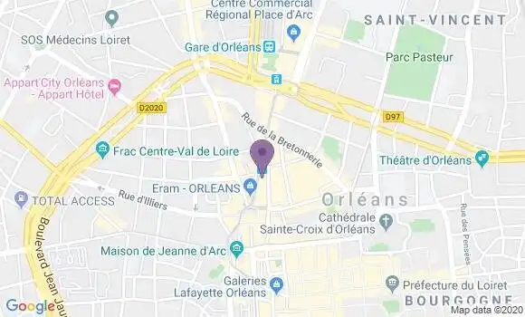 Localisation Crédit Agricole Agence d