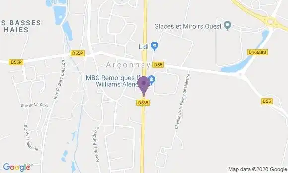 Localisation Crédit Agricole Agence d