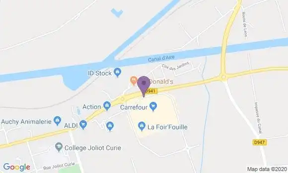 Localisation Crédit Agricole Agence d