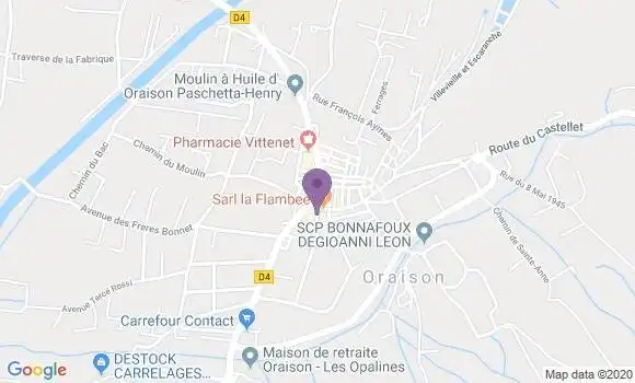 Localisation Crédit Agricole Agence d