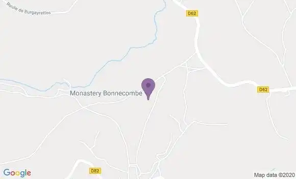 Localisation Crédit Agricole Agence de Villeneuve d