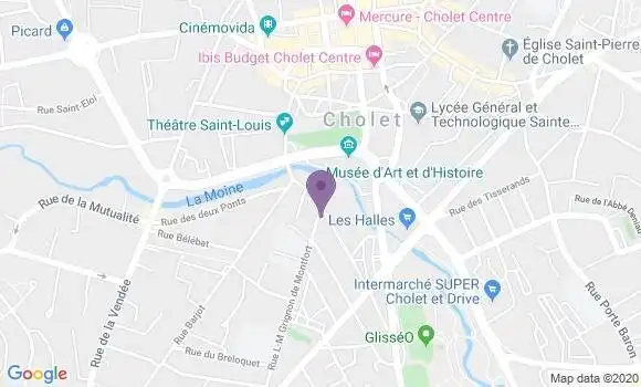 Localisation Crédit Agricole Agence de La Séguinière