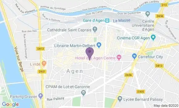 Localisation Crédit Agricole Agence d
