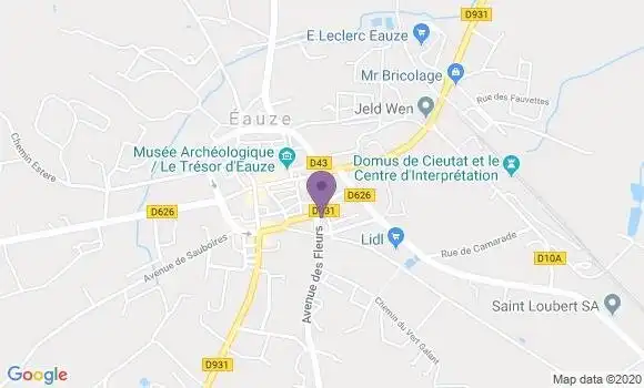 Localisation Crédit Agricole Agence d