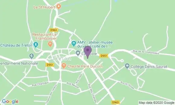 Localisation Crédit Agricole Agence de Trélon