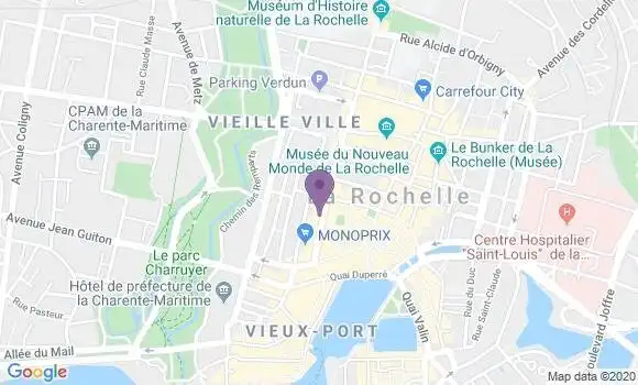 Localisation Société Générale Agence de La Rochelle