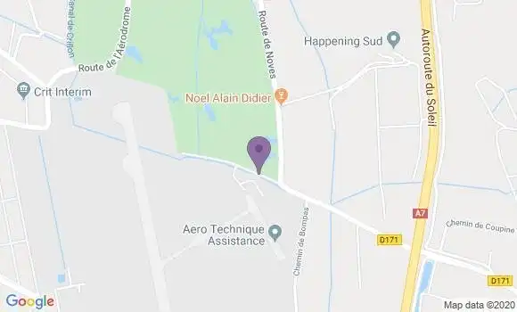 Localisation LCL Agence de Montfavet Avignon Agroparc