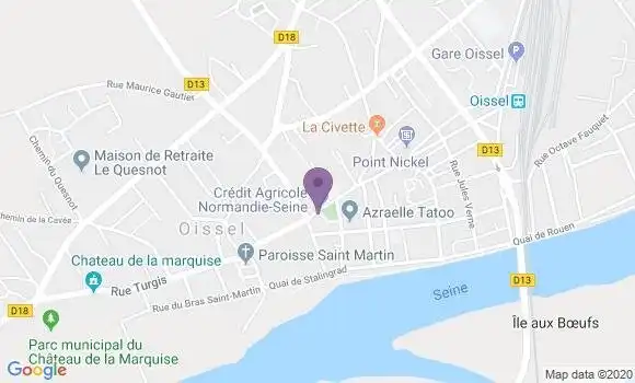 Localisation Crédit Agricole Agence d