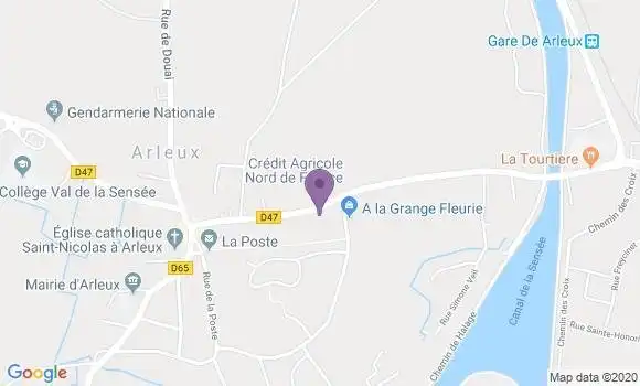 Localisation Crédit Agricole Agence d