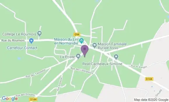 Localisation Crédit Agricole Agence de Routot