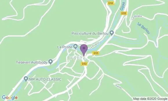 Localisation Crédit Agricole Agence de Saint Pierre de Trivisy