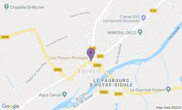 Localisation Crédit Agricole Agence d