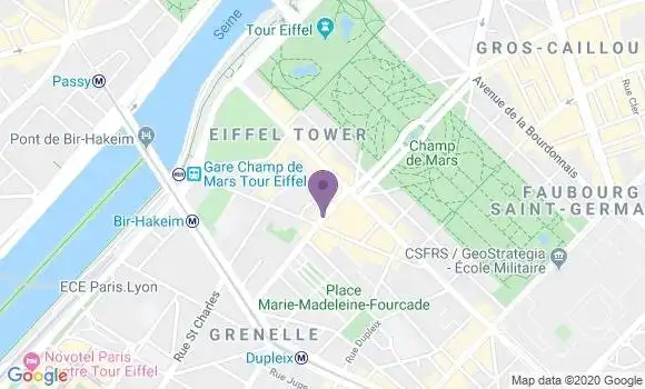 Localisation LCL Agence de Paris Rue Desaix