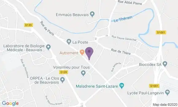 Localisation Crédit Agricole Agence de Beauvais Zup Argentine