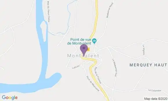 Localisation Crédit Agricole Agence de Rouffignac
