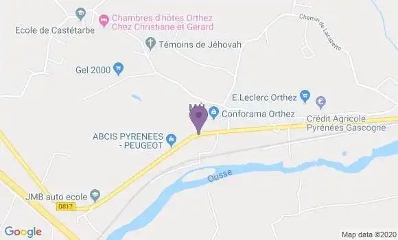 Localisation Crédit Agricole Agence d