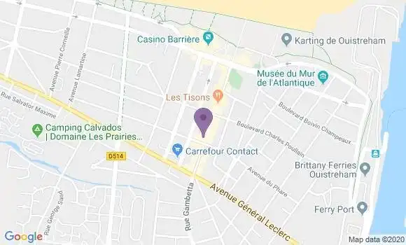 Localisation Crédit Agricole Agence d