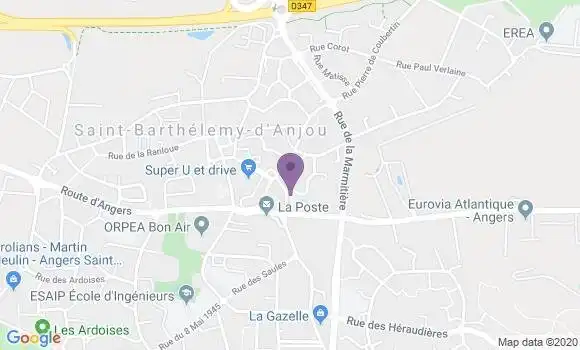 Localisation Crédit Agricole Agence de Ganges
