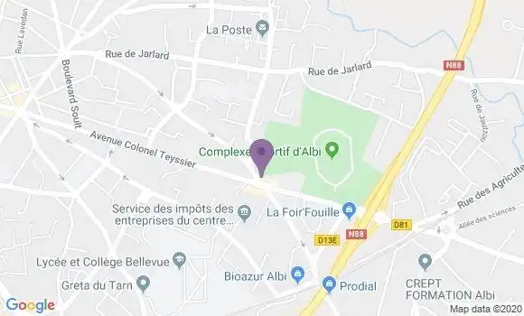 Localisation Crédit Agricole Agence d