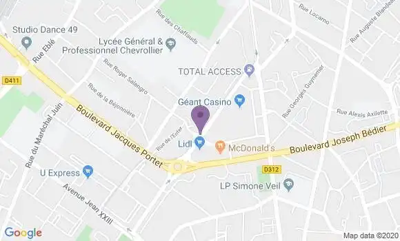 Localisation Crédit Agricole Agence d