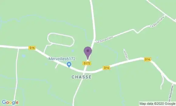 Localisation Crédit Agricole Agence de La Fresnaye sur Chédouet