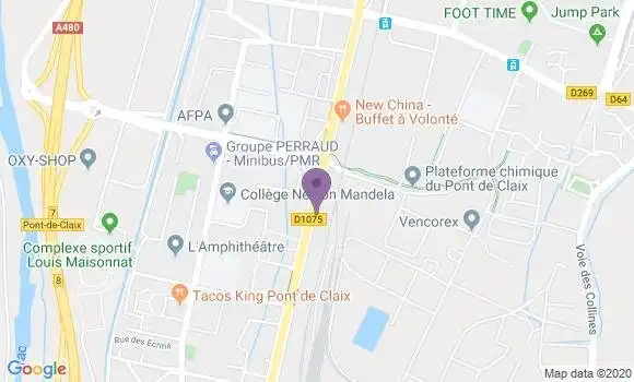 Localisation LCL Agence de Le Pont de Claix