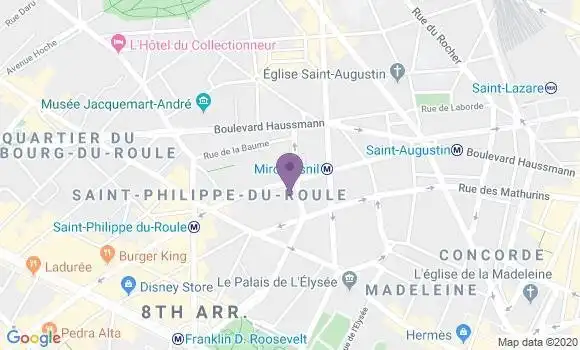 Localisation Crédit Agricole Agence de Paris Alpha Boétie