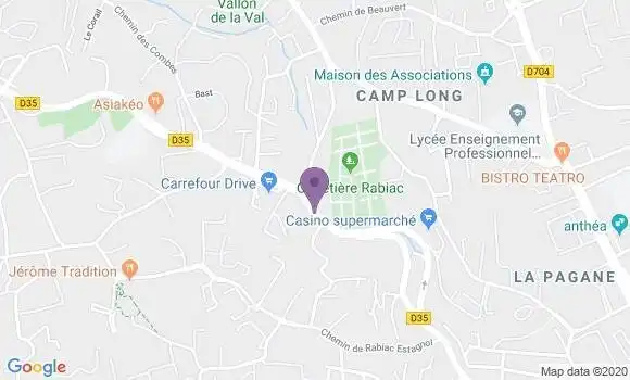 Localisation Crédit Agricole Agence d