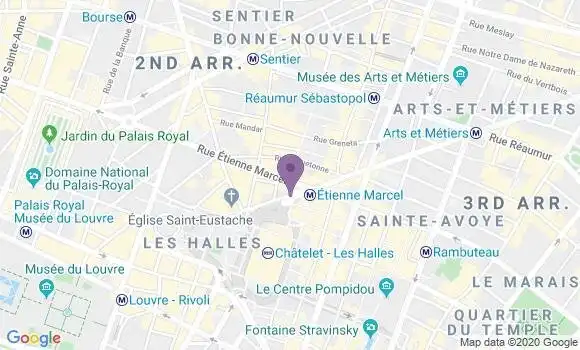 Localisation LCL Agence de Paris Montorgueil