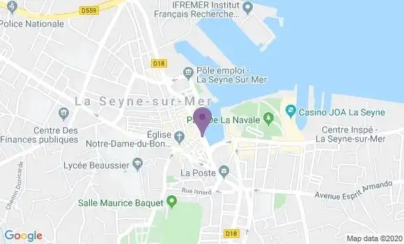 Localisation LCL Agence de La Seyne sur Mer