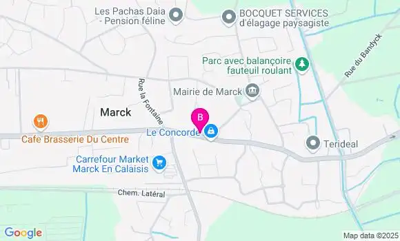 Localisation LCL Agence de Marck