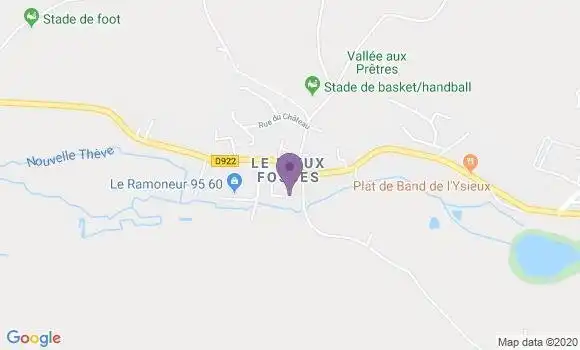 Localisation LCL Agence de Fosses