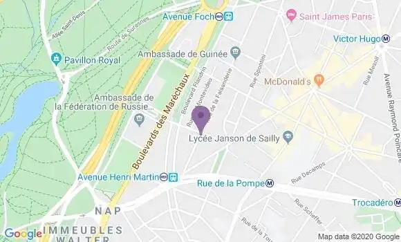 Localisation LCL Agence de Paris Dufrenoy