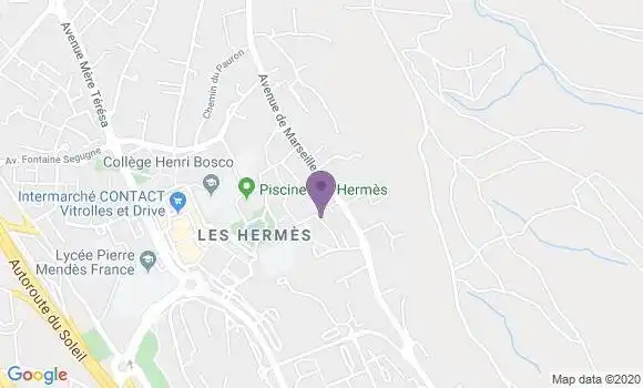Localisation LCL Agence de Vitrolles